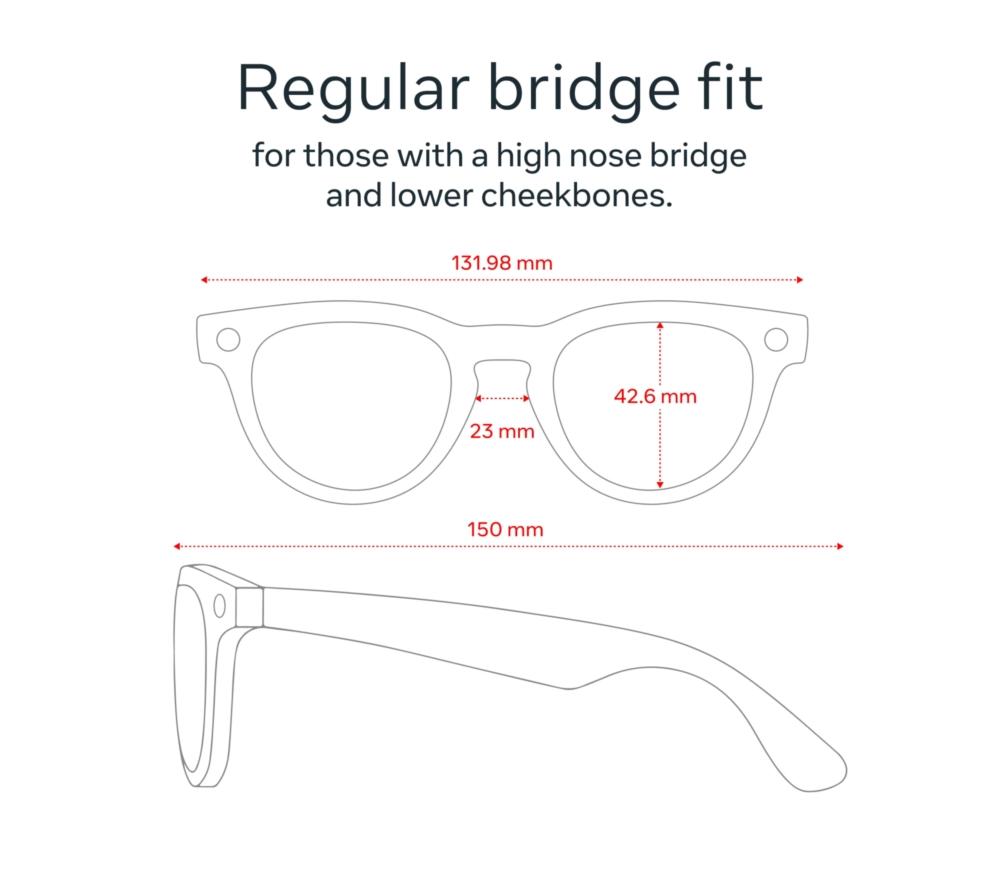RAY-BAN Headliner (Gen 2) Glasses - Matte Black with Polarised Gradient Graphite Lenses image number 7 of 7