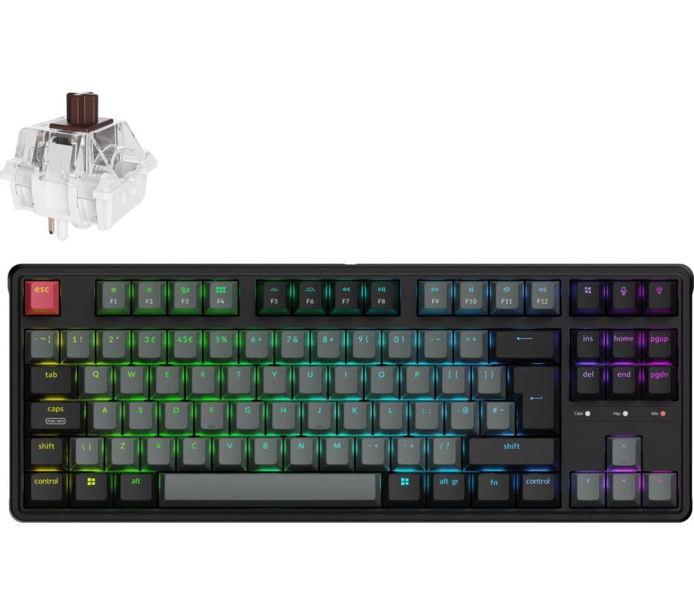 KEYCHRON C3 Pro 8K Mechanical Gaming Keyboard - Carbon Black