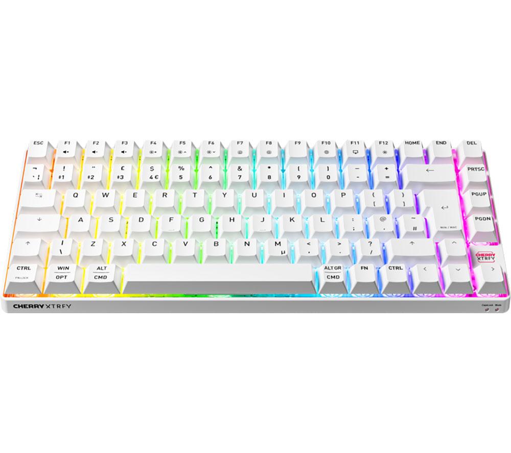 CHERRY K33 Compact Wireless RGB Gaming Keyboard - White