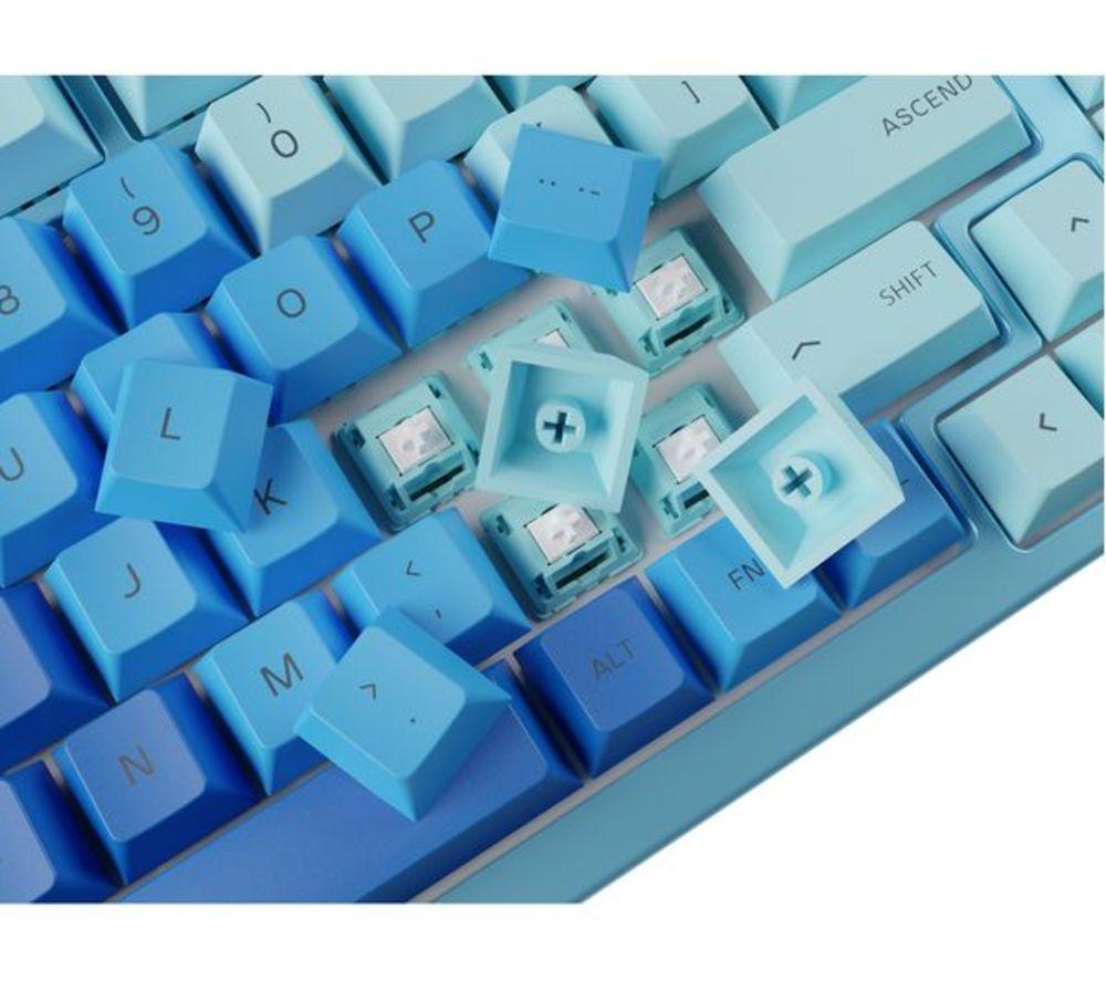 GLORIOUS GPBT Keycaps - UK Layout, Ocean Blue image number 6 of 9