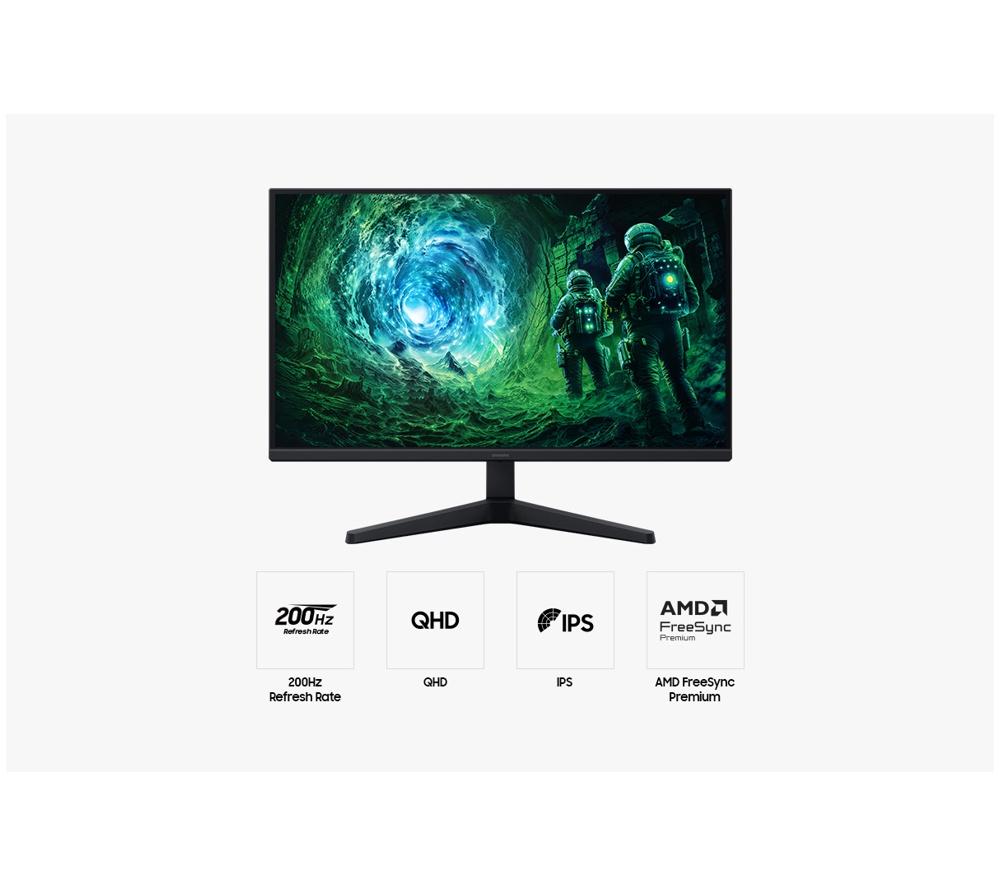 SAMSUNG Odyssey G5 LS27FG530EUXXU Quad HD 27" IPS LCD Gaming Monitor - Black image number 6 of 8