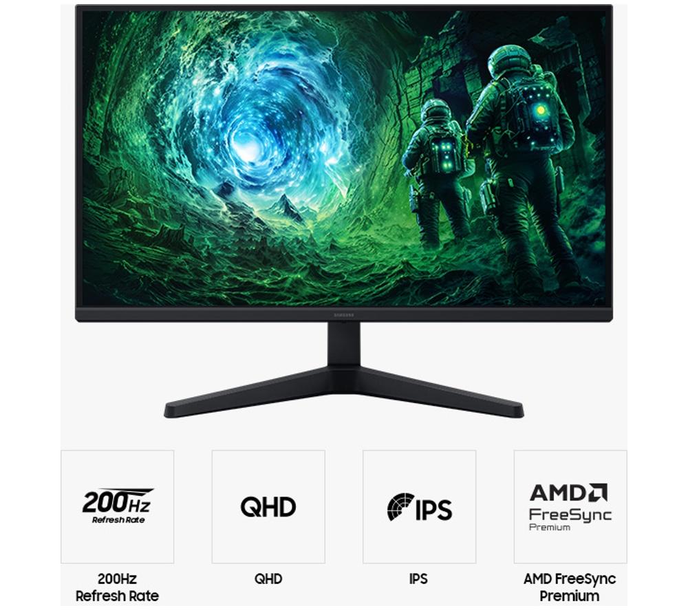 SAMSUNG Odyssey G5 LS27FG530EUXXU Quad HD 27" IPS LCD Gaming Monitor - Black image number 7 of 8