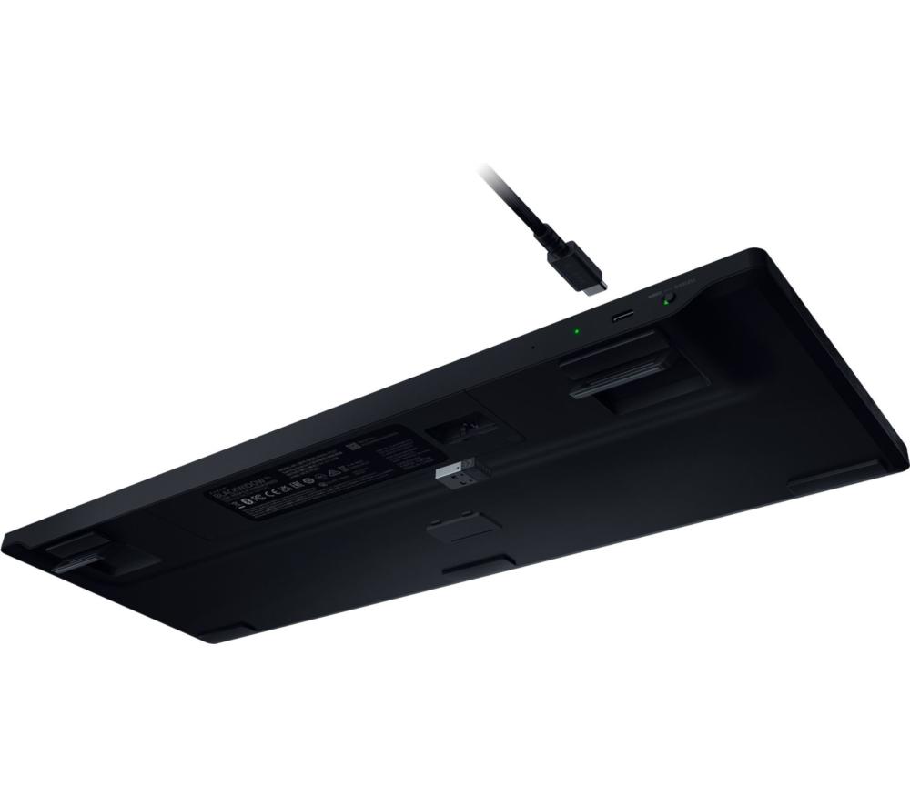 RAZER BlackWidow V4 Low-profile HyperSpeed Wireless Mechanical Gaming Keyboard - Black image number 10 of 11