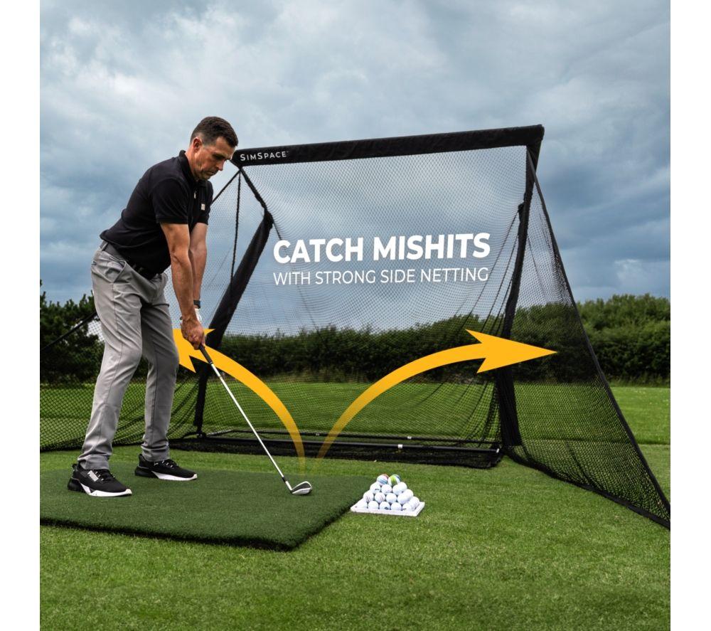 SIMSPACE Deluxe Home Golf Driving Net &ndash; Black image number 3 of 5