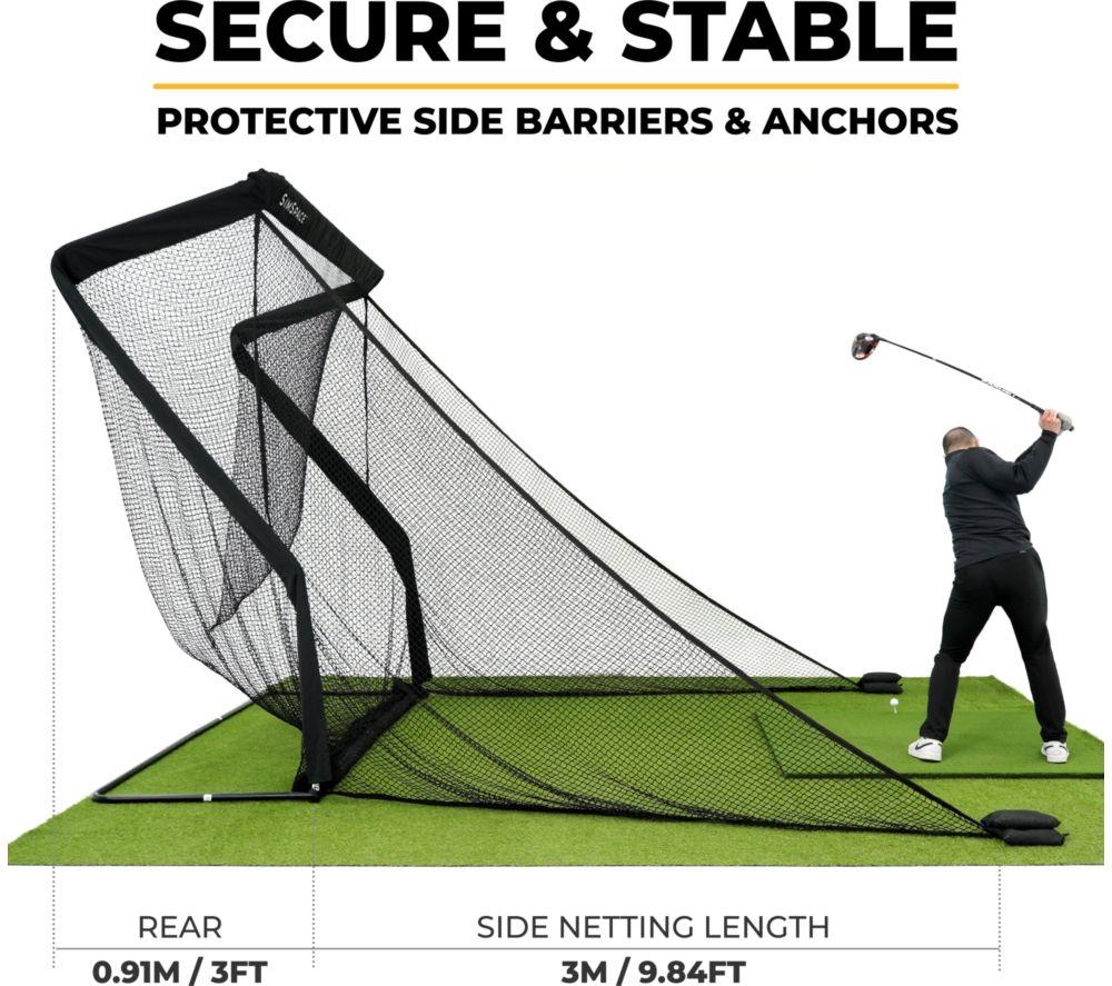 SIMSPACE Deluxe Home Golf Driving Net &ndash; Black image number 4 of 5