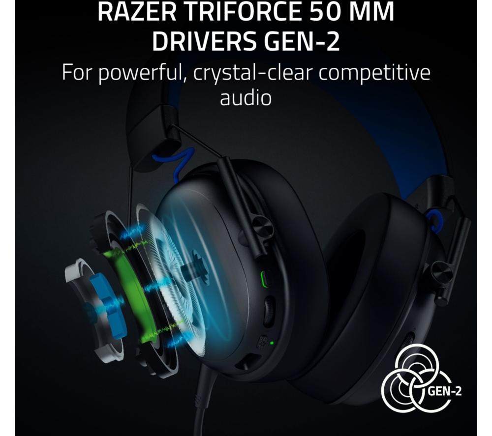 RAZER BlackShark V3 X Wireless Gaming Headset for PlayStation - Black image number 2 of 8