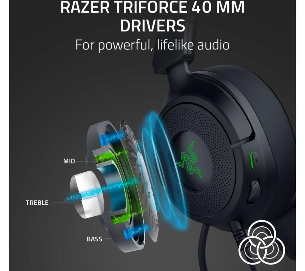 RAZER Kraken Kitty V3 X 7.1 Gaming Headset - Black image number 4 of 11