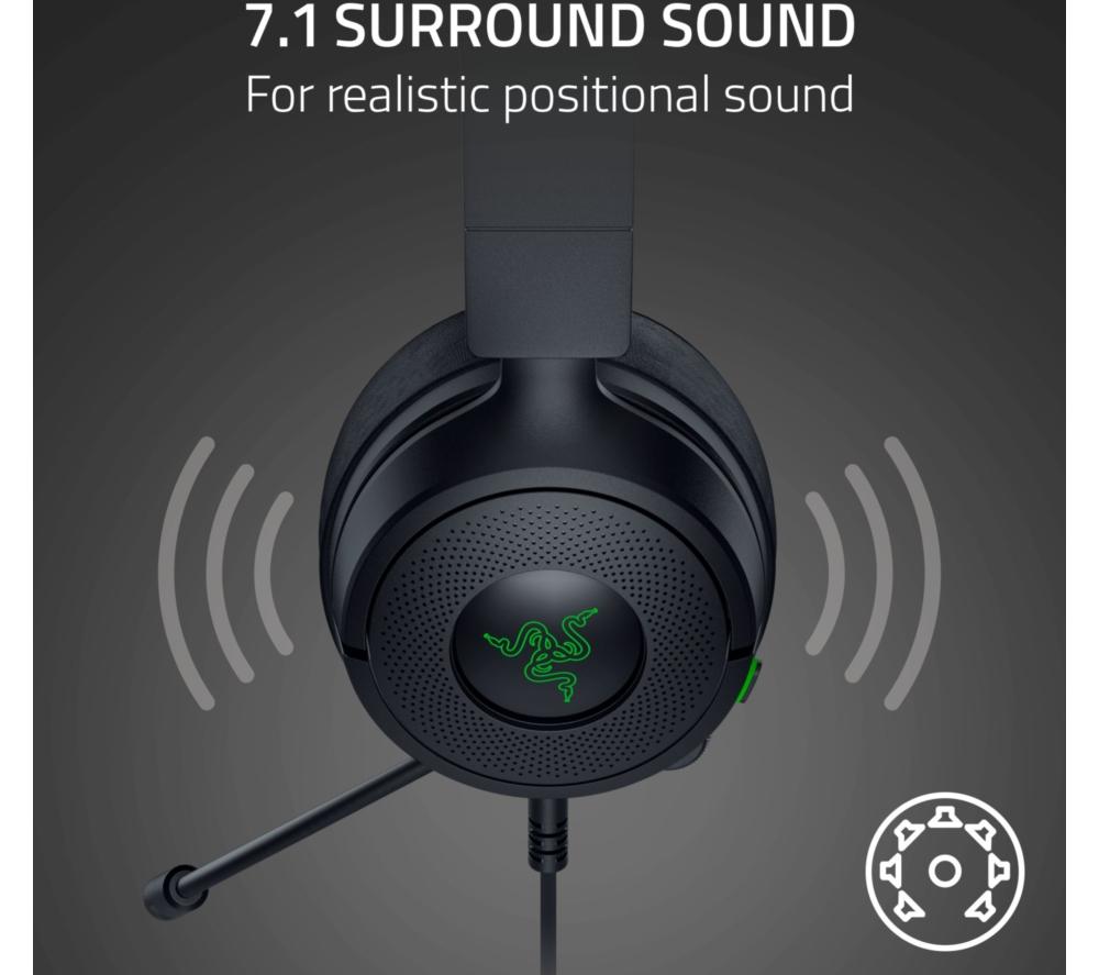 RAZER Kraken Kitty V3 X 7.1 Gaming Headset - Black image number 5 of 11