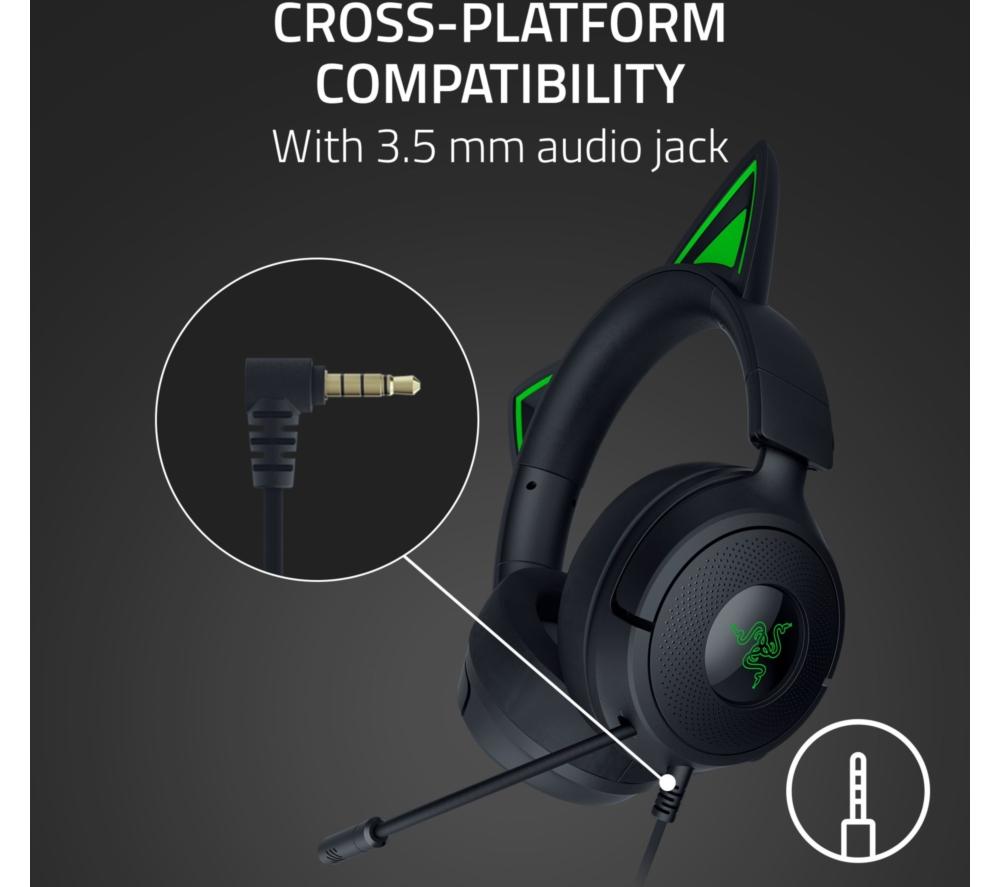 RAZER Kraken Kitty V3 X 7.1 Gaming Headset - Black image number 6 of 11