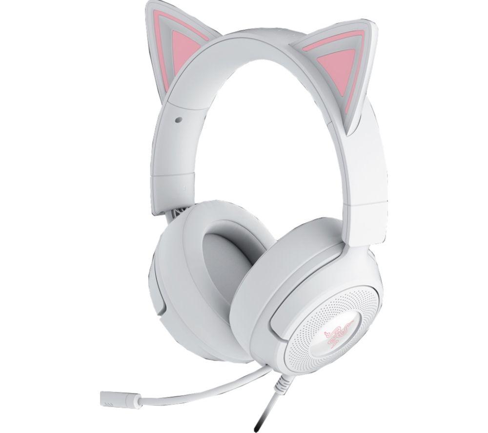 RAZER Kraken Kitty V3 X Gaming Headset - White image number 2 of 3