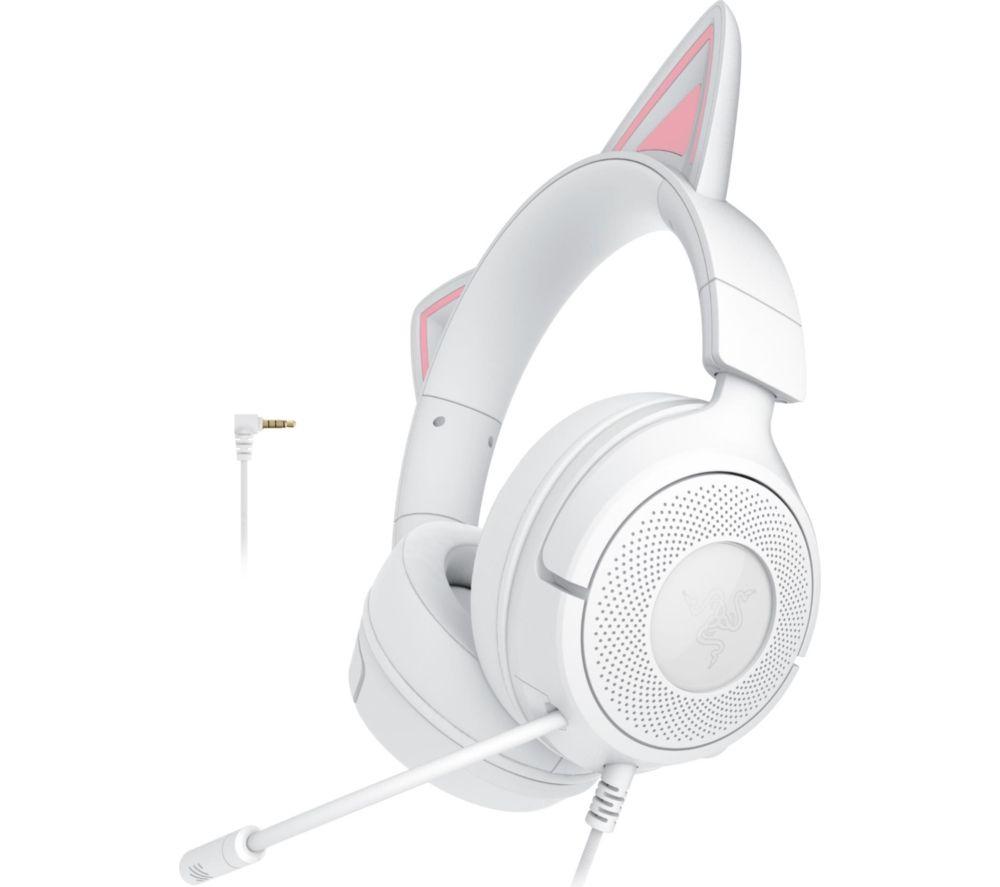 RAZER Kraken Kitty V3 X Gaming Headset - White image number 3 of 3
