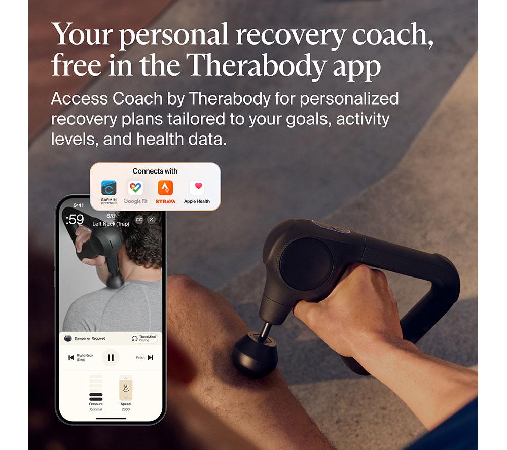 THERABODY Theragun Prime G6 Handheld Smart Body Massager - Black image number 13 of 13