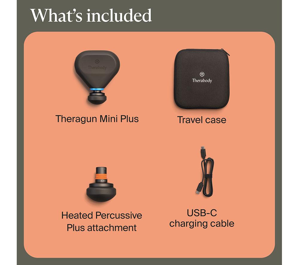 THERABODY Theragun Mini Plus Handheld Smart Body Massager - Black image number 10 of 21