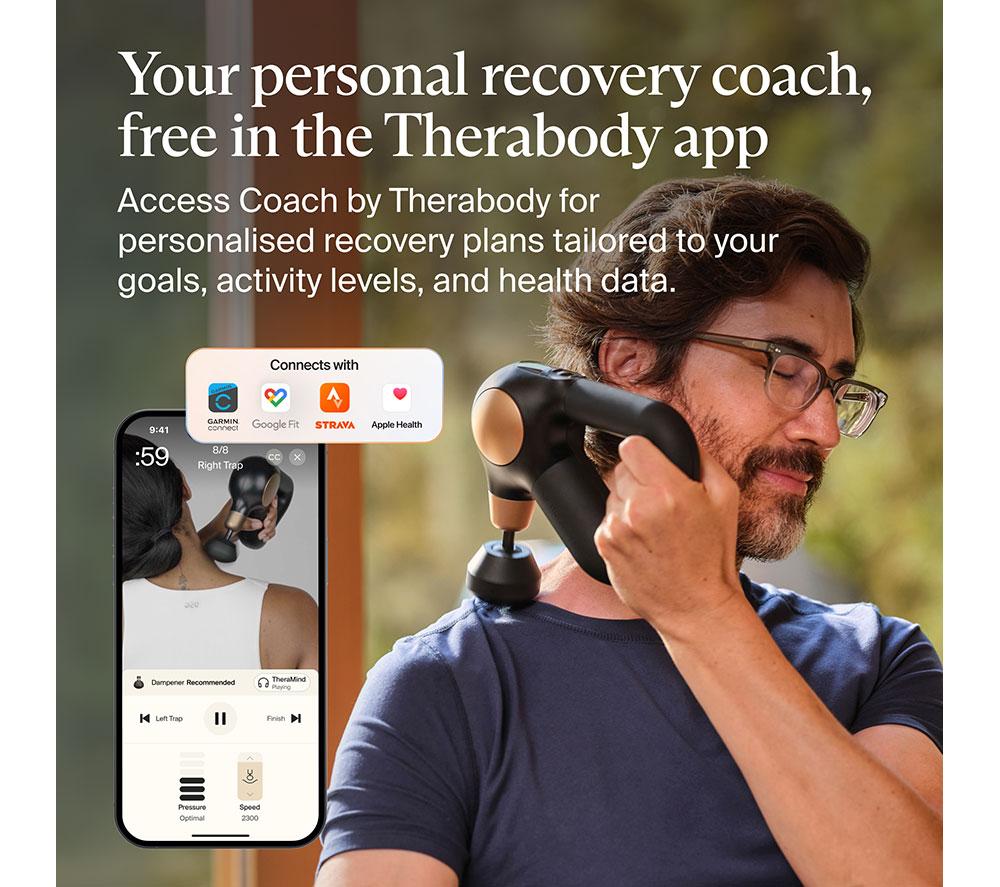THERABODY Theragun Sense 2 Handheld Smart Body Massager - Black image number 9 of 13