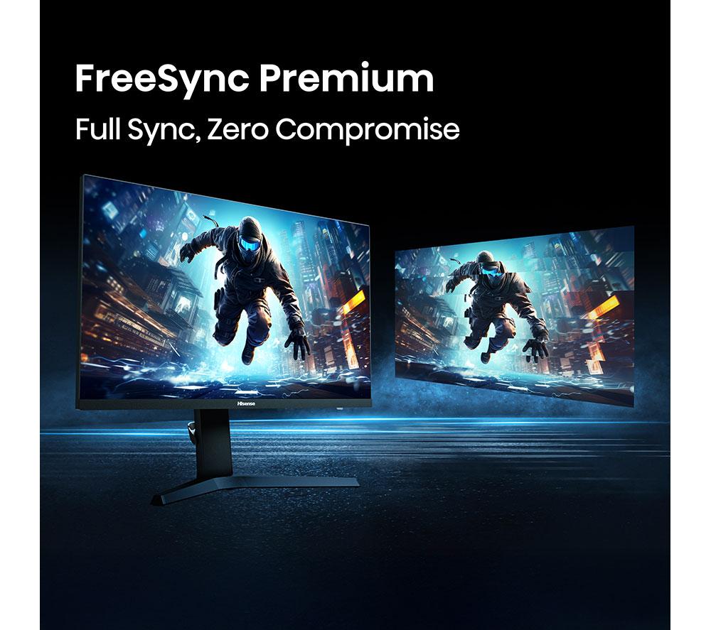 HISENSE 27G6QUK Quad HD 27" LED Gaming Monitor - Black image number 5 of 9