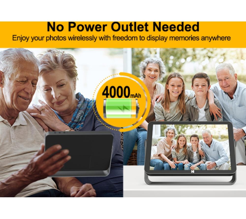 KODAK RWF-109V 10" Digital Photo Frame - Grey image number 5 of 19