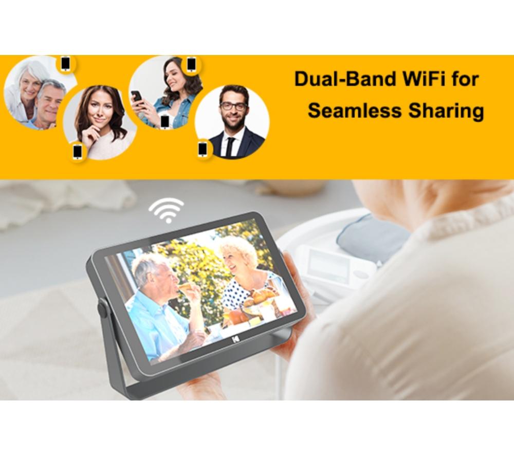 KODAK RWF-109V 10" Digital Photo Frame - Grey image number 7 of 19