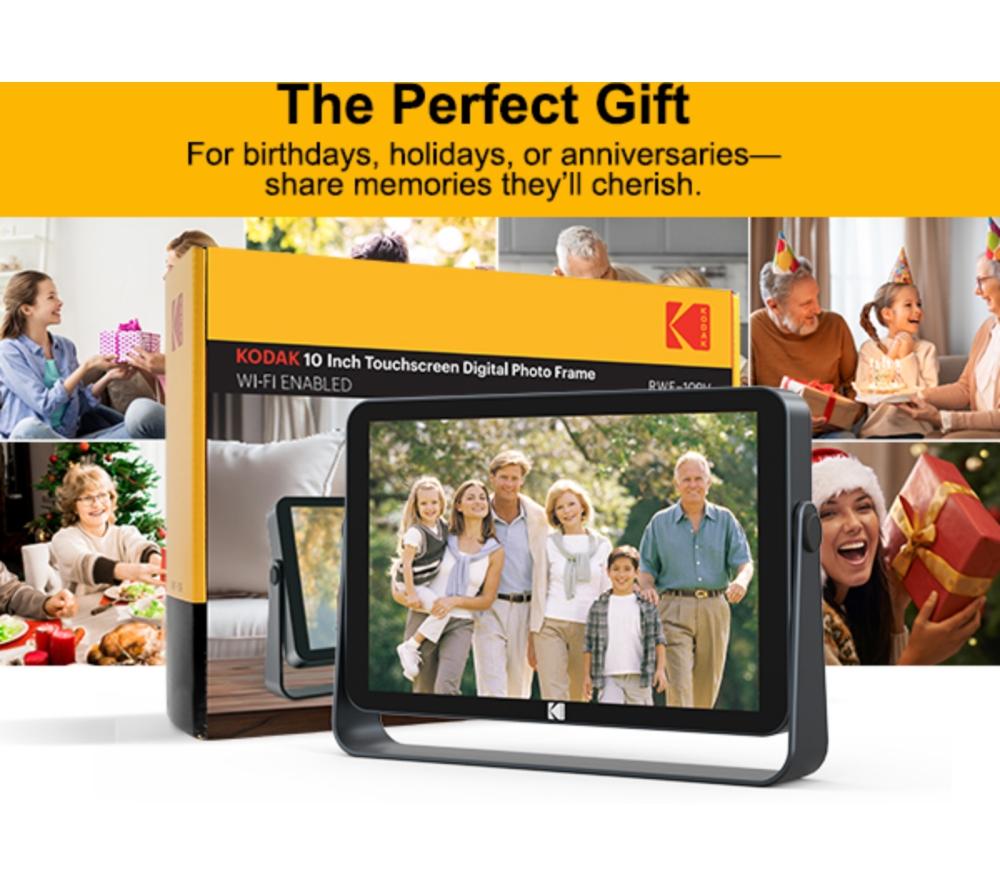 KODAK RWF-109V 10" Digital Photo Frame - Grey image number 15 of 19