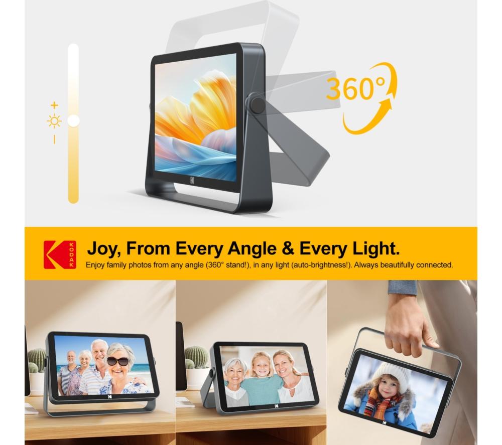 KODAK RWF-109V 10" Digital Photo Frame - Grey image number 16 of 19
