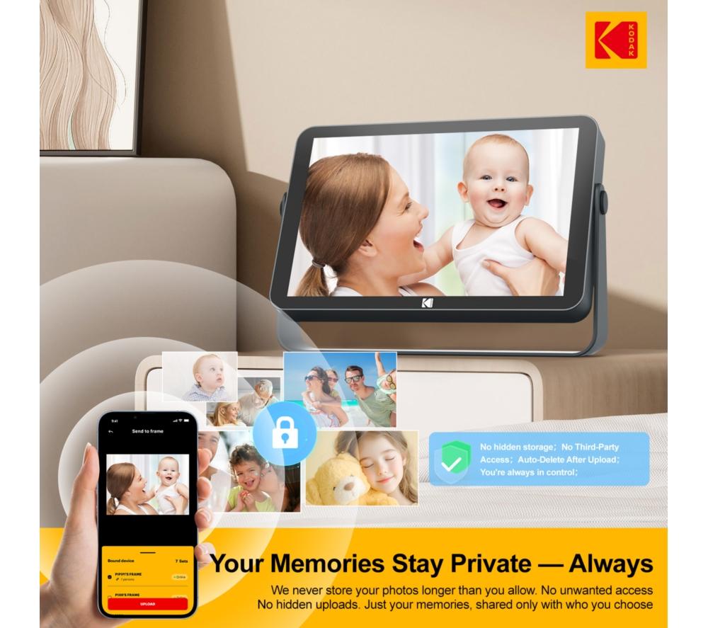 KODAK RWF-109V 10" Digital Photo Frame - Grey image number 18 of 19