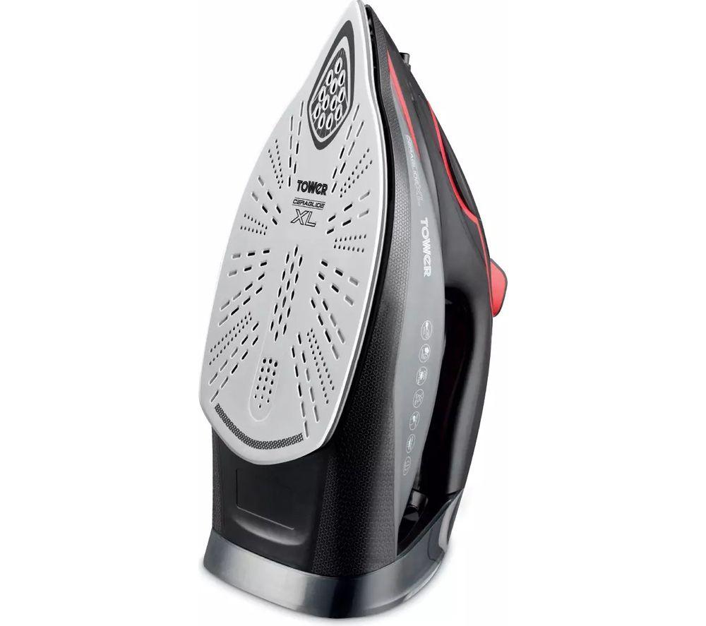 TOWER T22032RED Steam Iron - Red & Black image number 4 of 4