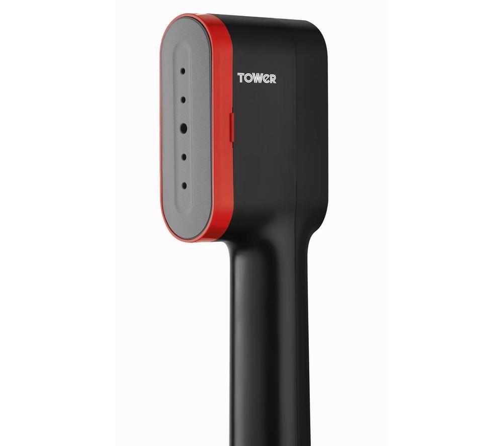 TOWER T22038RED Digital Clothes Steamer - Red image number 2 of 4