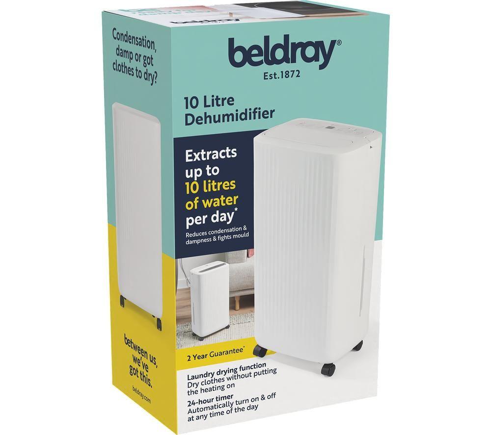 BELDRAY EH3785 Portable Dehumidifier - White image number 7 of 9