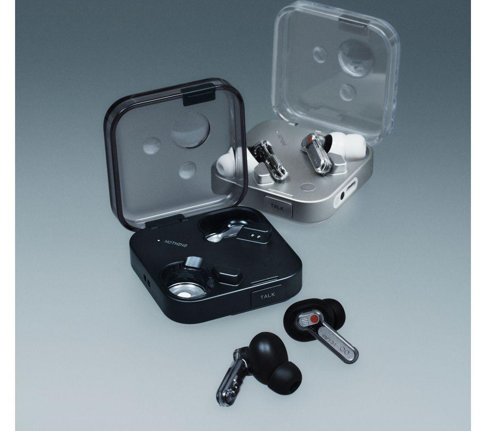 NOTHING Ear (3) Wireless Bluetooth Noise-Cancelling Earbuds - Black image number 5 of 16
