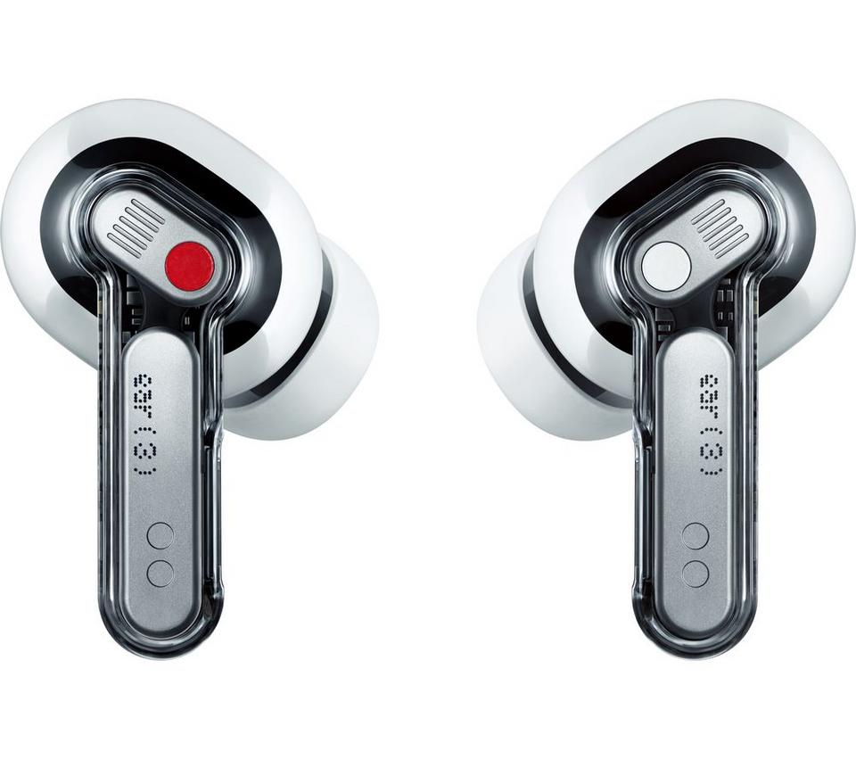 NOTHING Ear (3) Wireless Bluetooth Noise-Cancelling Earbuds - White