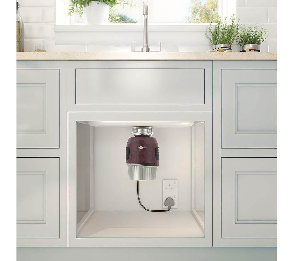 INSINKERATOR Evolution Plus 1000 EC Food Waste Disposal - Maroon image number 2 of 3