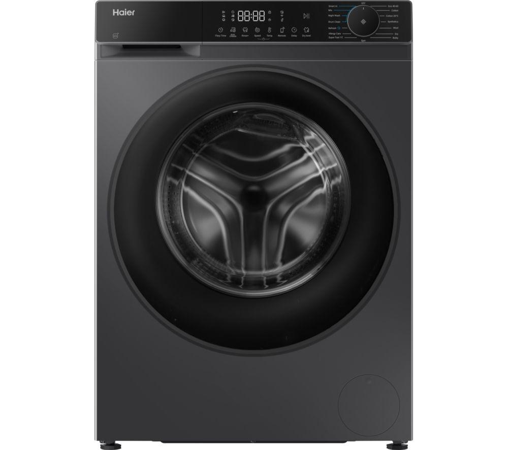 HAIER X Series 5 HWD100BP16357GUK WiFi-enabled 10 kg Washer Dryer – Graphite, Silver/Grey