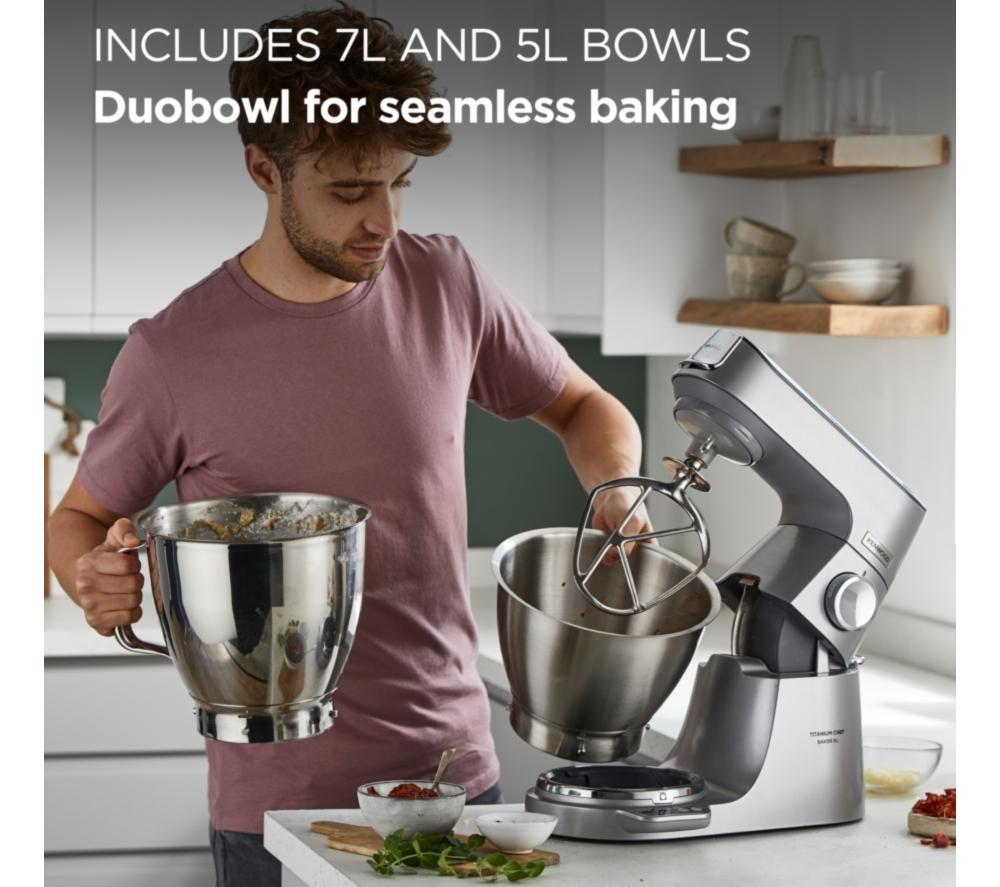 Buy KENWOOD Titanium Chef Baker XL KVL85.004SI Stand Mixer