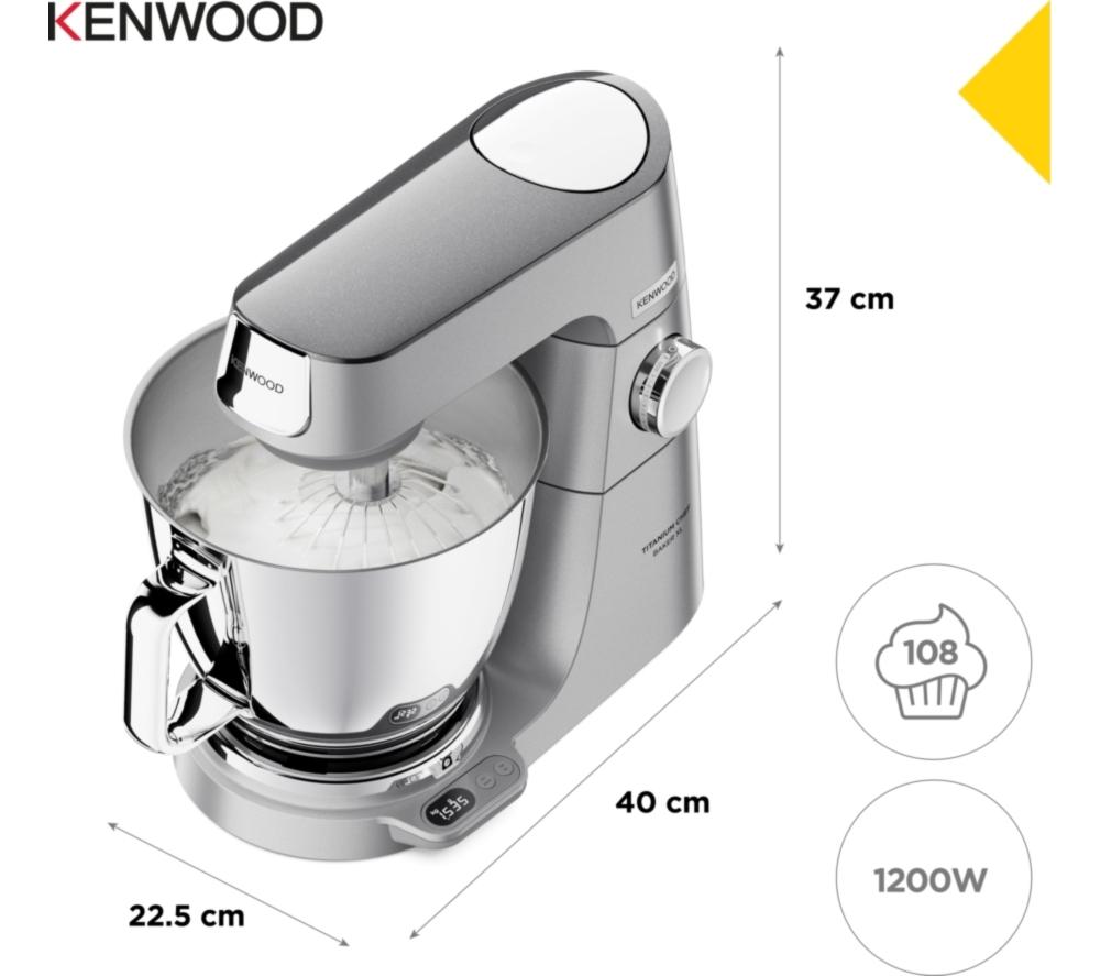 Buy KENWOOD Titanium Chef Baker XL KVL85.004SI Stand Mixer