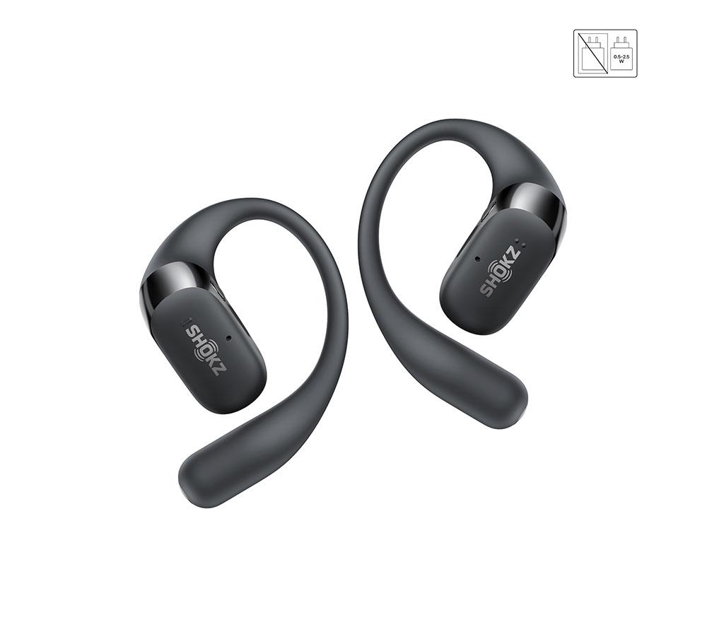 SHOKZ OpenFit 2 Wireless Bluetooth Earbuds - Black