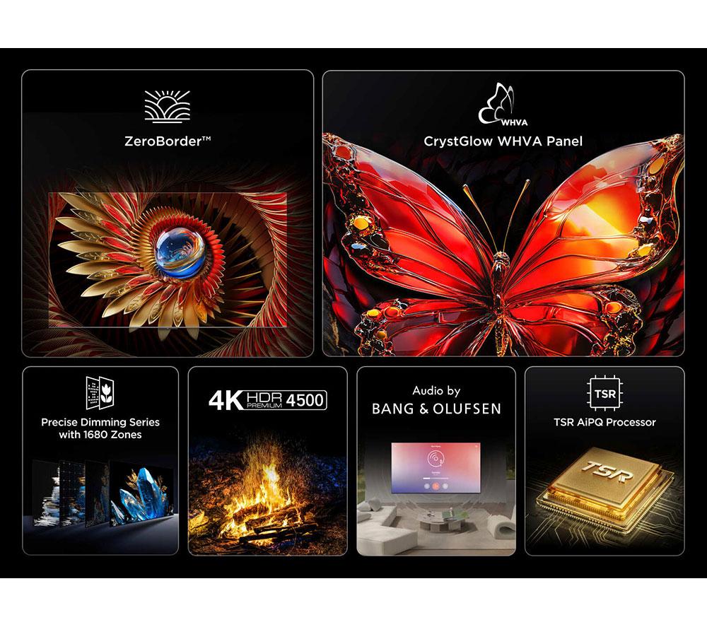 TCL C8K 65" QD-Mini LED 4K HDR Smart Google TV - 65C8K-UK image number 4 of 15