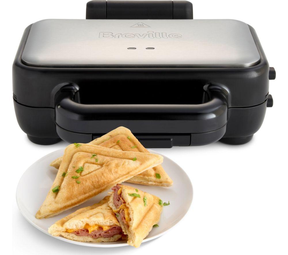 BREVILLE VST101 Stuff 'n' Press Deep Fill Sandwich Maker - Black image number 2 of 5
