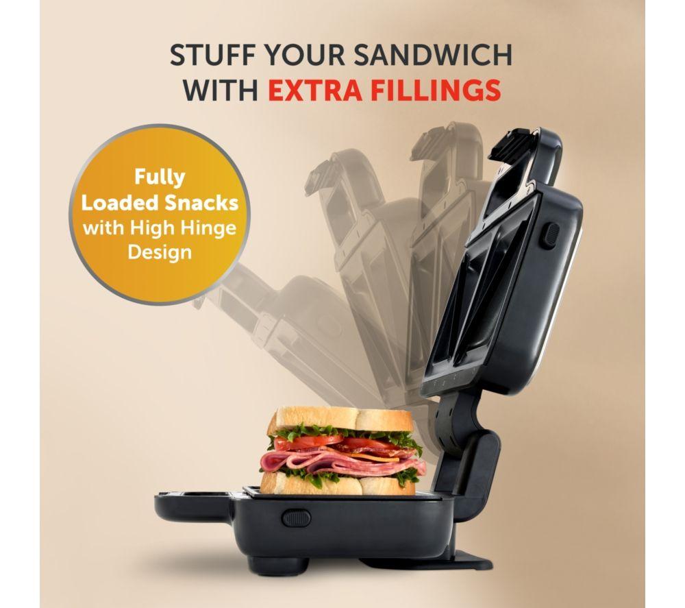 BREVILLE VST101 Stuff 'n' Press Deep Fill Sandwich Maker - Black image number 4 of 5