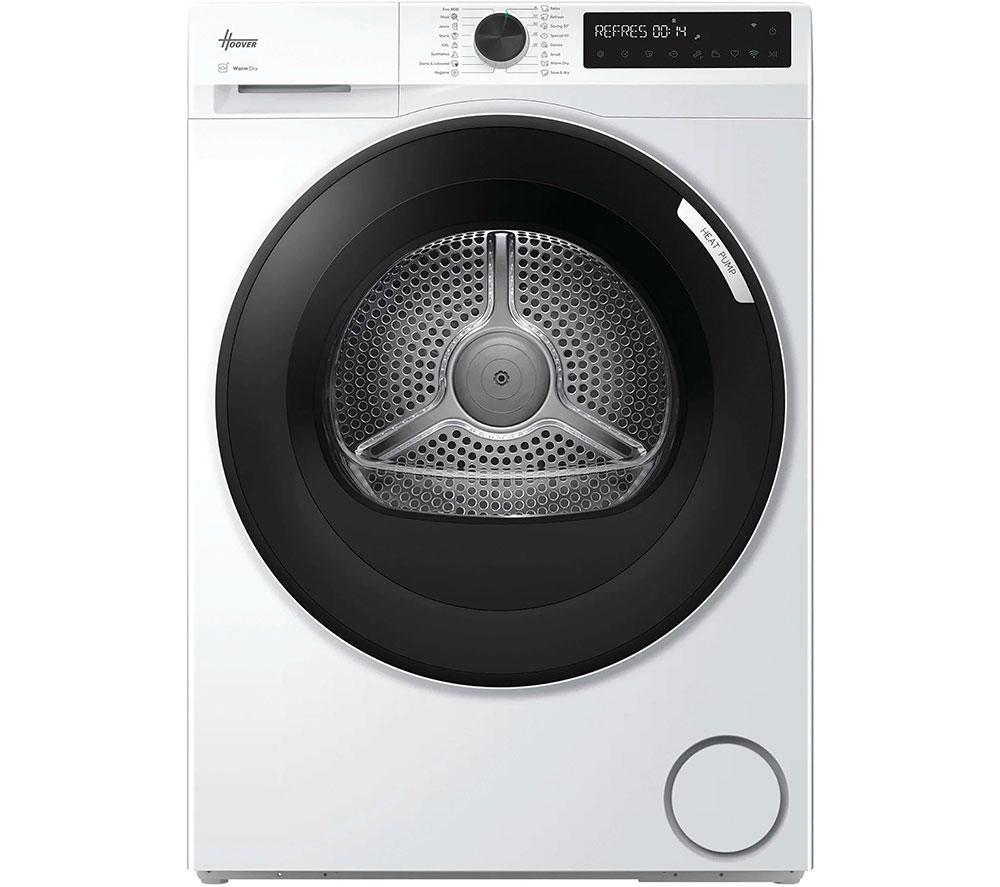 HOOVER Pro Dry Series 3 HBR 10N2BX-80 WiFi-enabled 9 kg Heat Pump Tumble Dryer - White, White