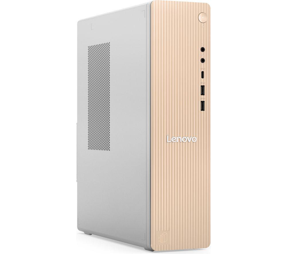 LENOVO IdeaCentre Desktop PC &ndash; (Intel&reg; Core&trade; i3, 512 GB SSD, Grey & Orange) & L27h-4A Quad HD 27" IPS WLED Monitor Bundle image number 6 of 10