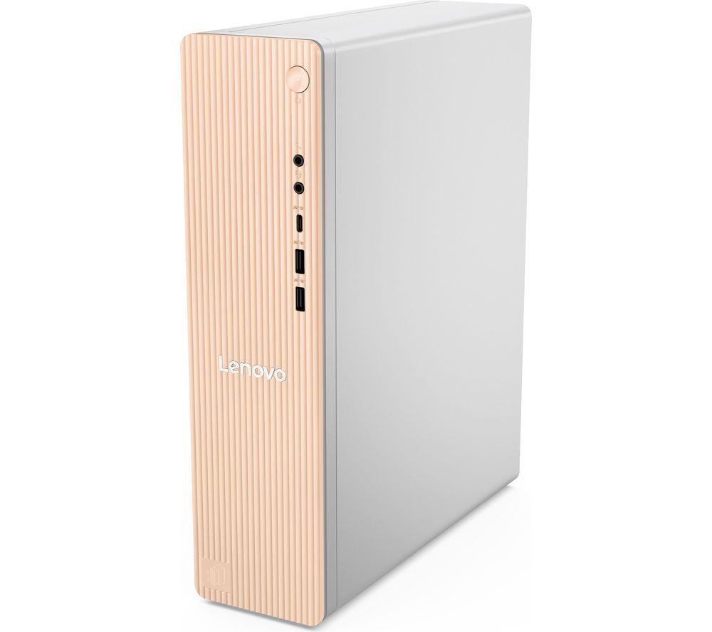 LENOVO IdeaCentre Desktop PC &ndash; (Intel&reg; Core&trade; i3, 512 GB SSD, Grey & Orange) & L27h-4A Quad HD 27" IPS WLED Monitor Bundle image number 9 of 10