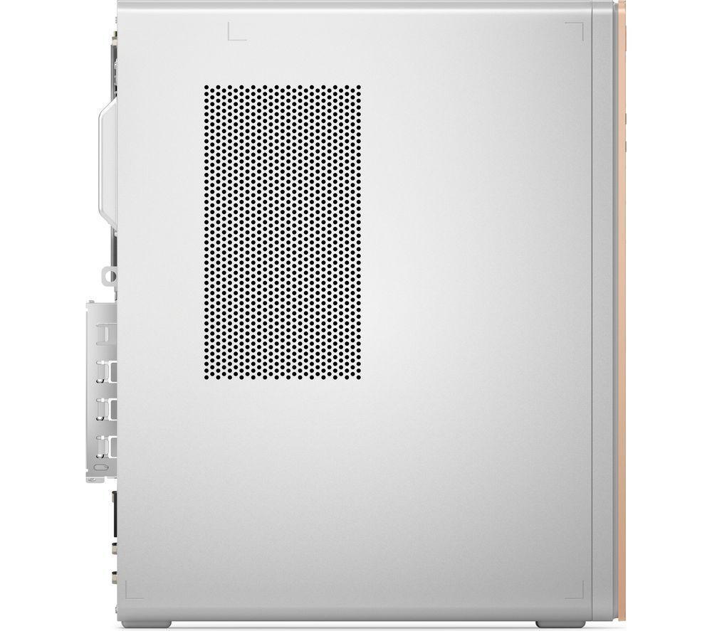 LENOVO IdeaCentre Desktop PC &ndash; (Intel&reg; Core&trade; i3, 512 GB SSD, Grey & Orange) & L27h-4A Quad HD 27" IPS WLED Monitor Bundle image number 10 of 10