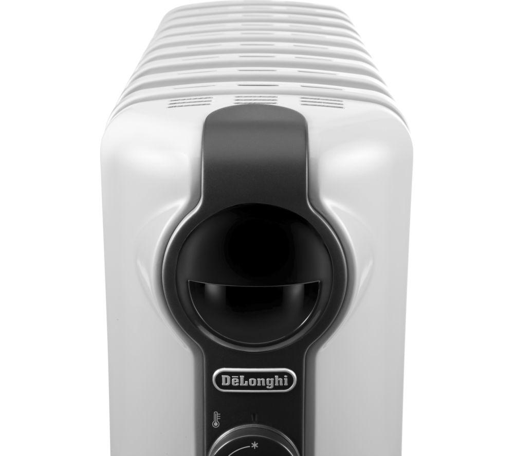 Radiateur électrique DeLonghi TRRS0920 - 2000W, Bain D'huile, 3 Puissances, Blanc, D'occasion