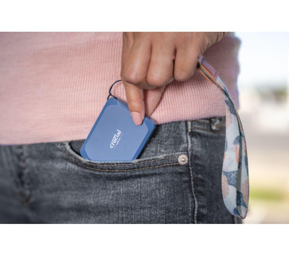 CRUCIAL X10 External SSD - 2 TB, Blue image number 6 of 9
