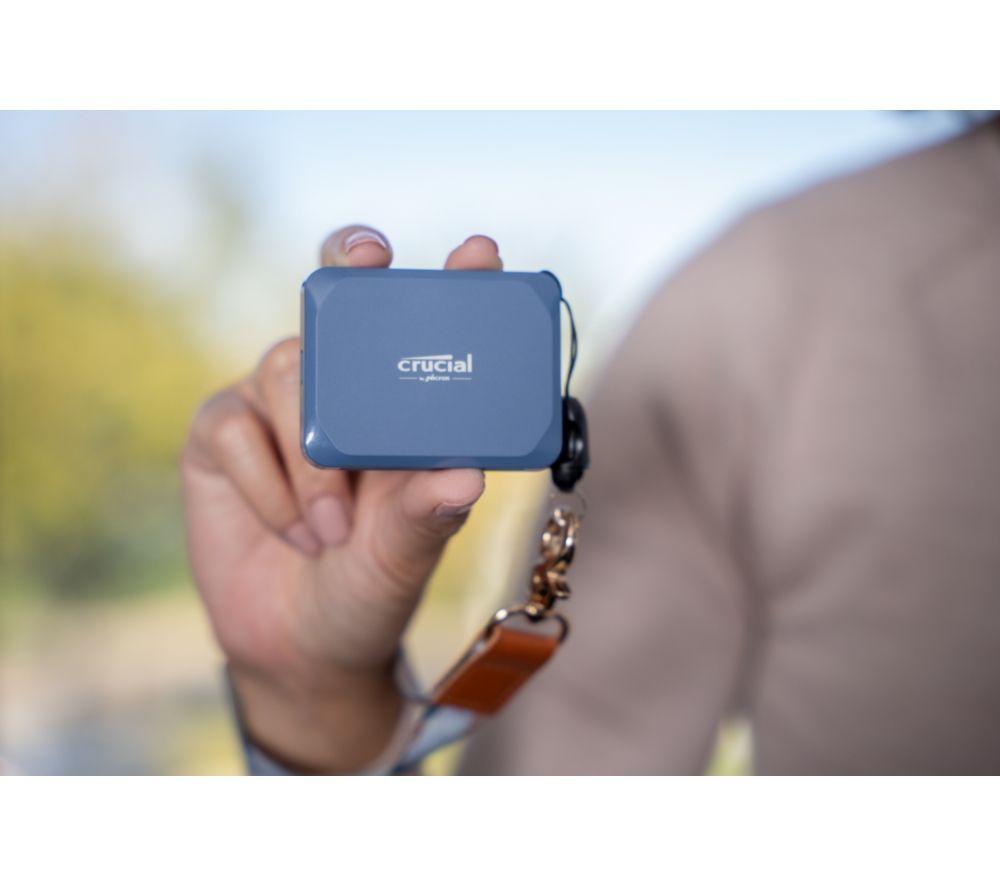 CRUCIAL X10 External SSD - 2 TB, Blue image number 7 of 9