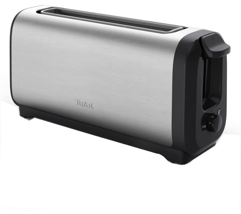 TEFAL Subito TL5S0DG0 Long Slot Toaster - Stainless Steel