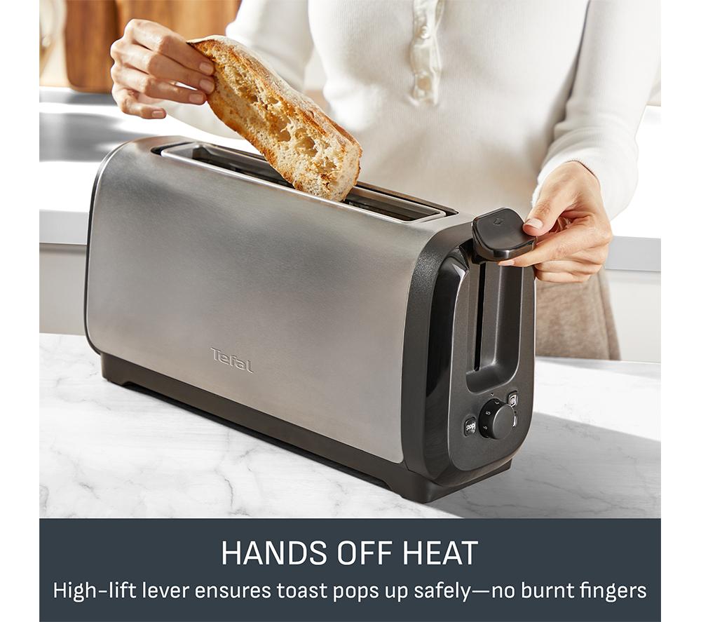 TEFAL Subito TL5S0DG0 Long Slot Toaster - Stainless Steel image number 5 of 10