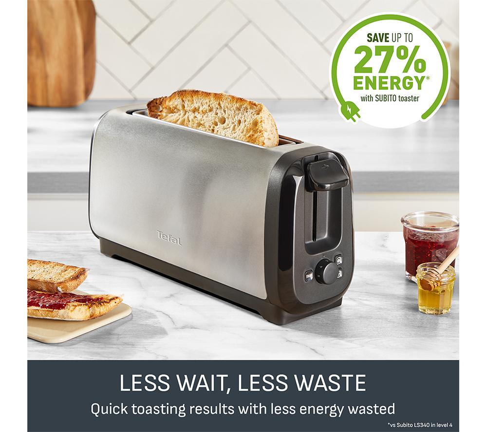 TEFAL Subito TL5S0DG0 Long Slot Toaster - Stainless Steel image number 8 of 10