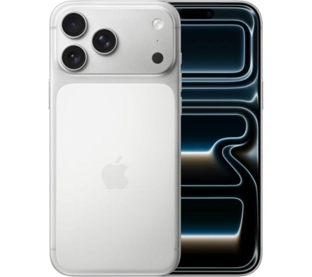 APPLE iPhone 17 Pro Max - 256 GB (Silver), 20 W USB Type-C Power Adapter & Zagg Defence Clear Case & Screen Protector Bundle image number 2 of 17