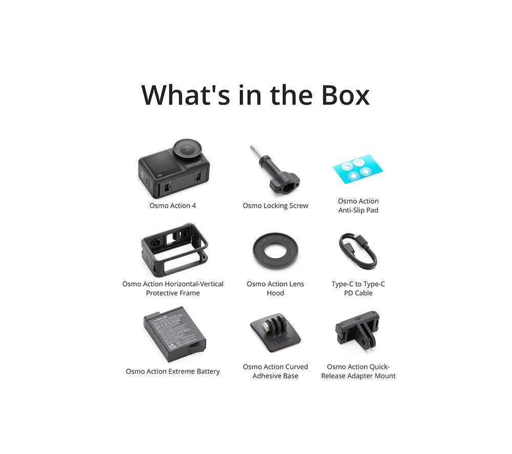 DJI Osmo Action 4 Standard Combo 4K Ultra HD Action Camera - Black image number 6 of 8