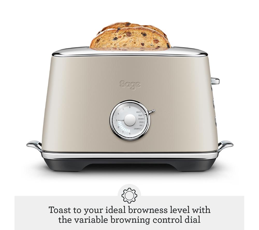 SAGE The Toast Select Luxe STA735ALM4GUK1 2-Slice Toaster - Almond Nougat image number 3 of 7